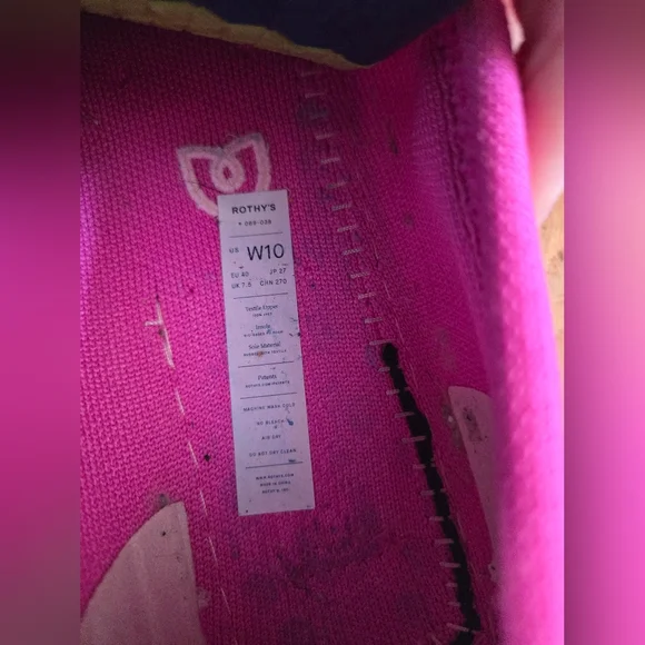 Rothy's The Driver Loafer Classic Business Casual Dragonfruit Pink Knit Size 10 - Picture 9 of 9